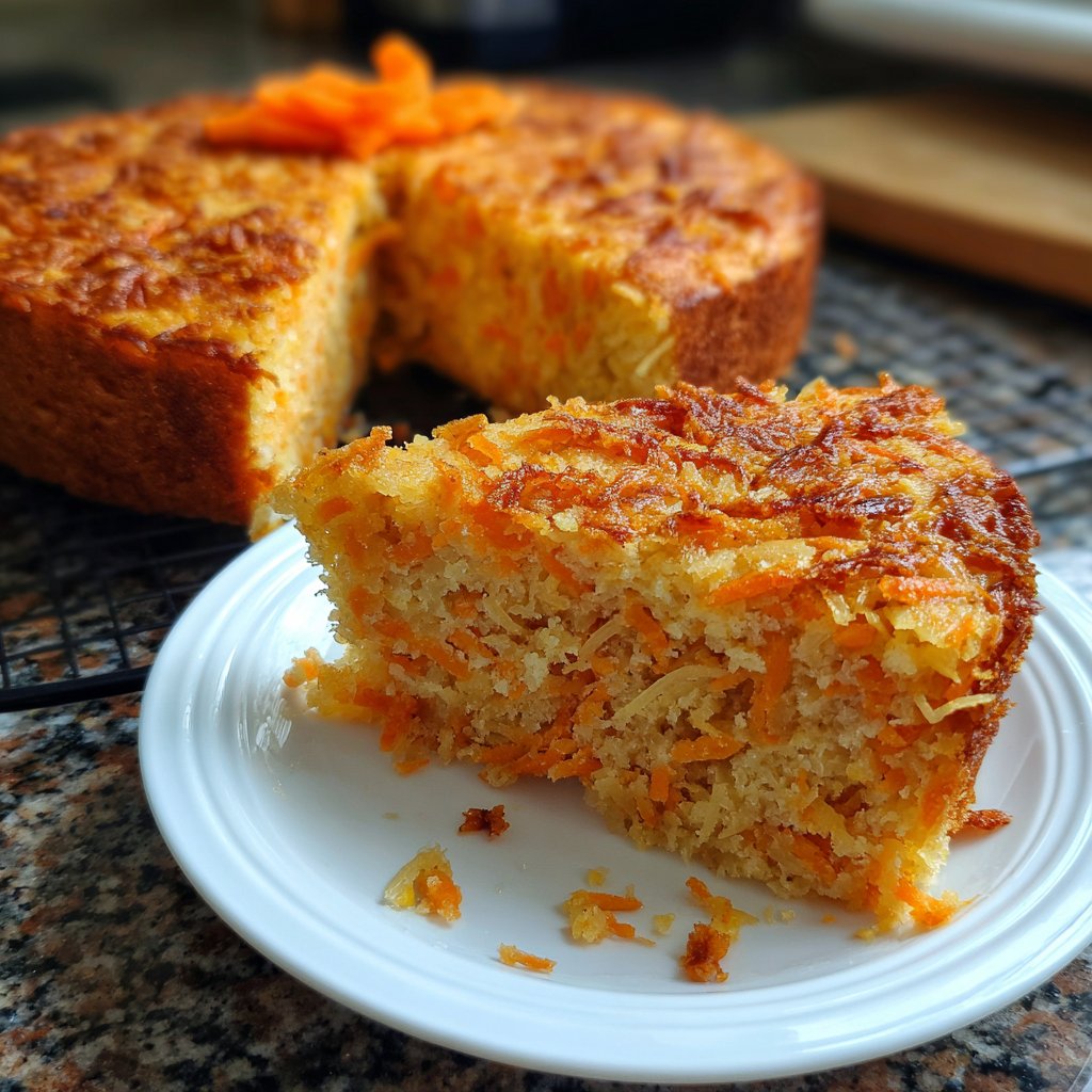Gesunder Kuchen mit Karotte