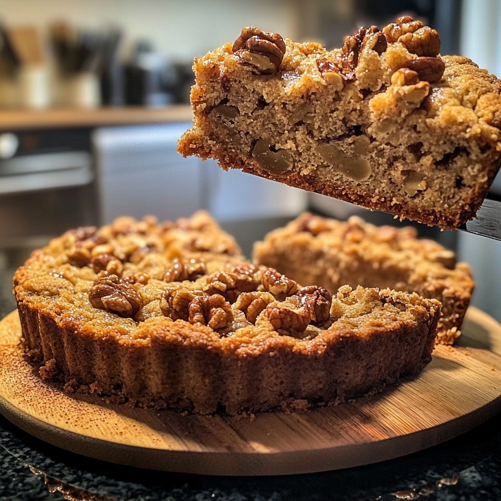 Omas saftiger Walnusskuchen