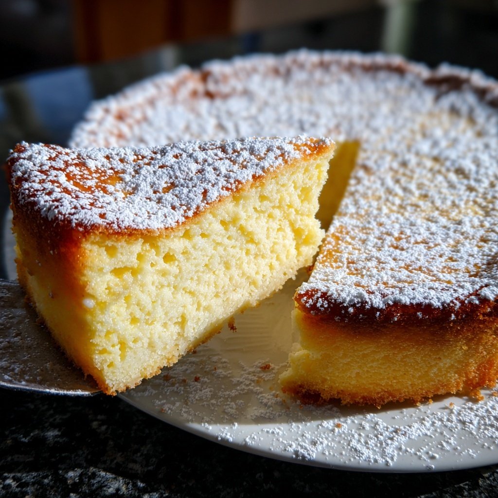 Käsekuchen mit Vanille und Zitronenabrieb