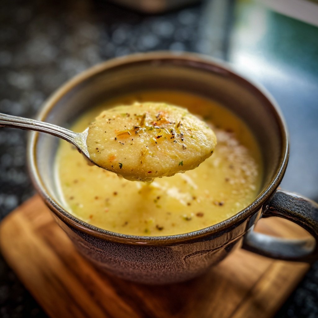 Blumenkohlsuppe mit Ingwer