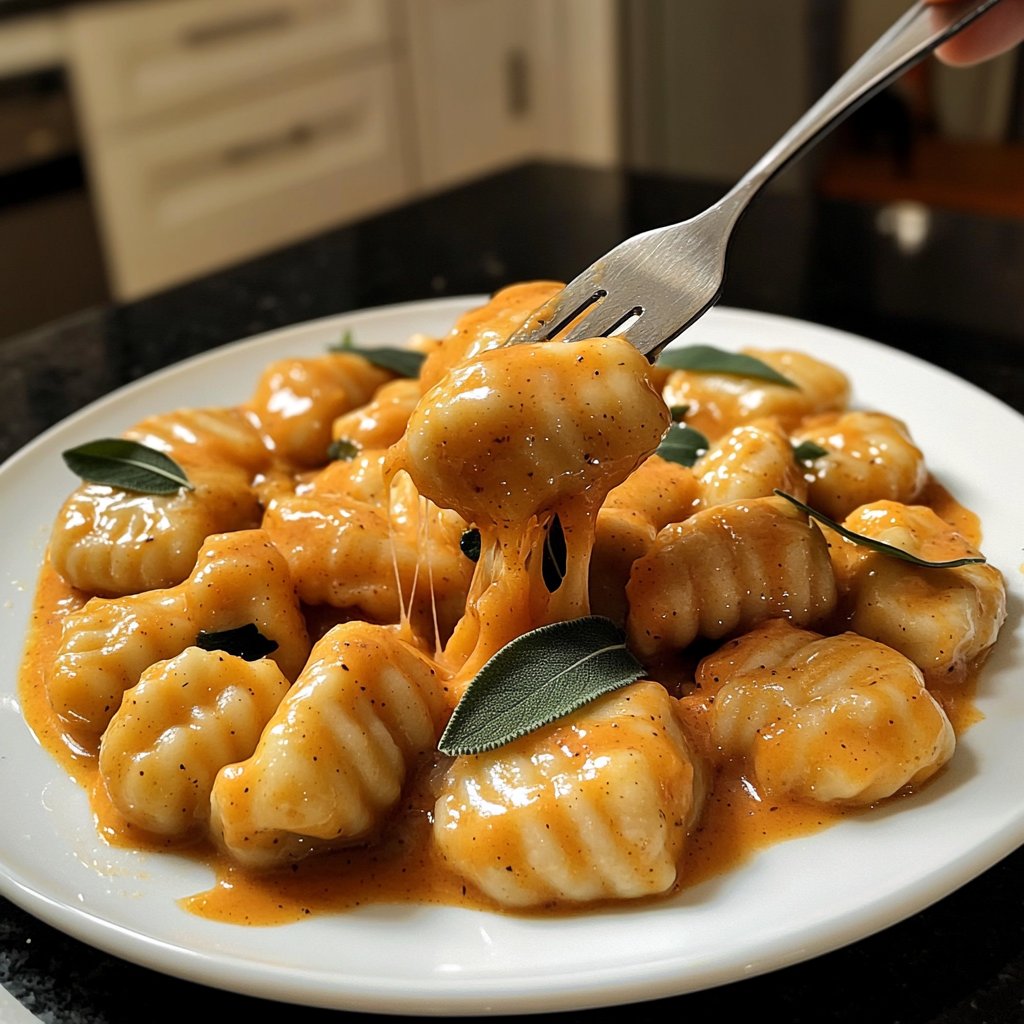 Gnocchi mit Kürbissauce