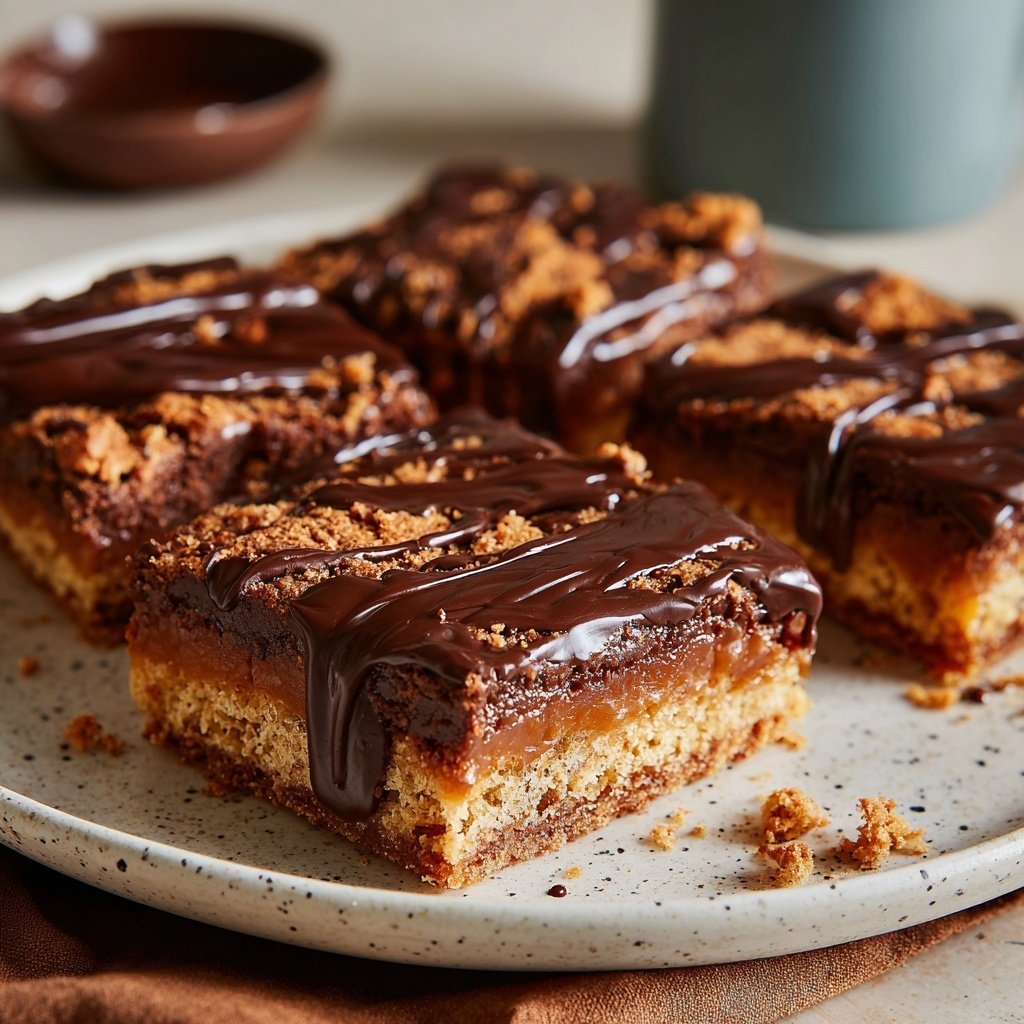 Blechkuchen mit Schokoglasur