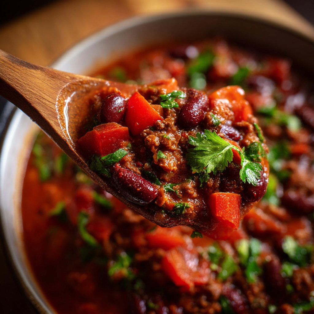 Chili sin Carne mit Tomaten