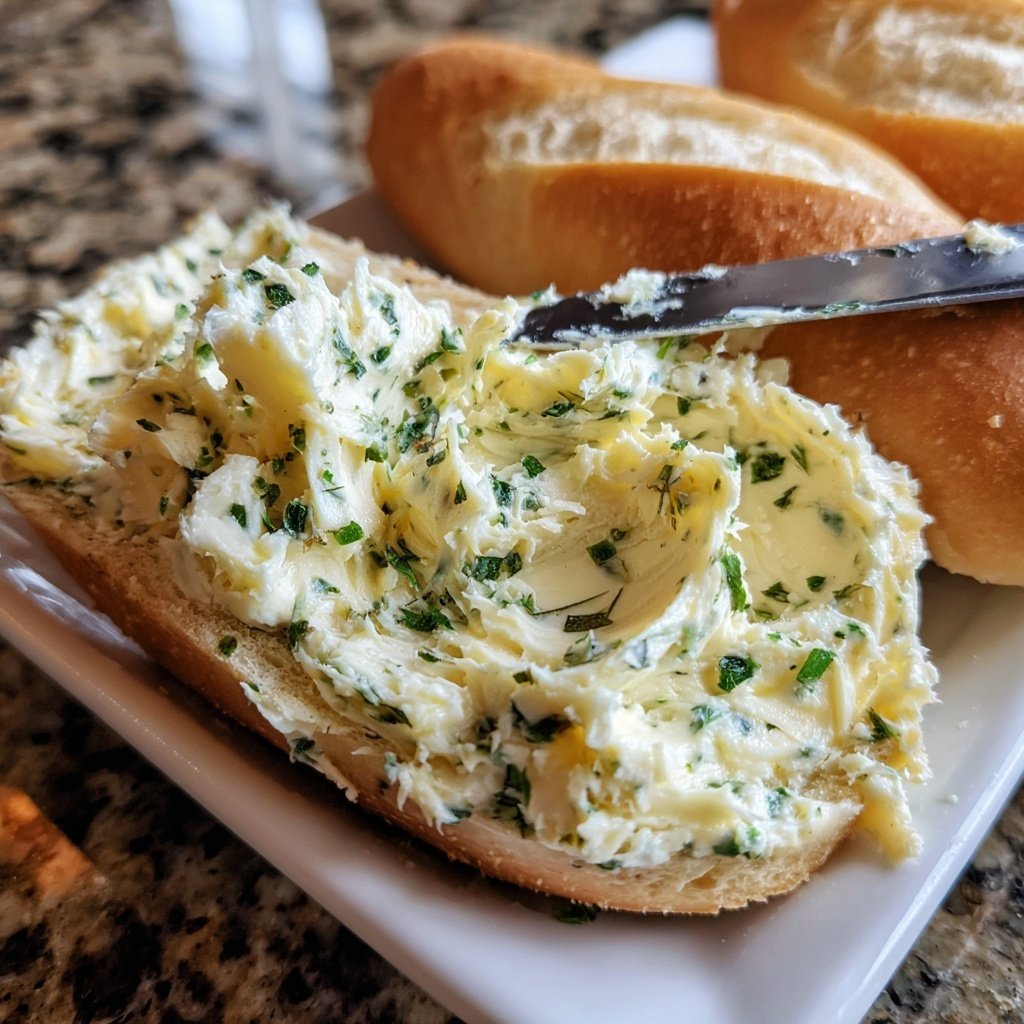 Kräuterbutter Für Baguette