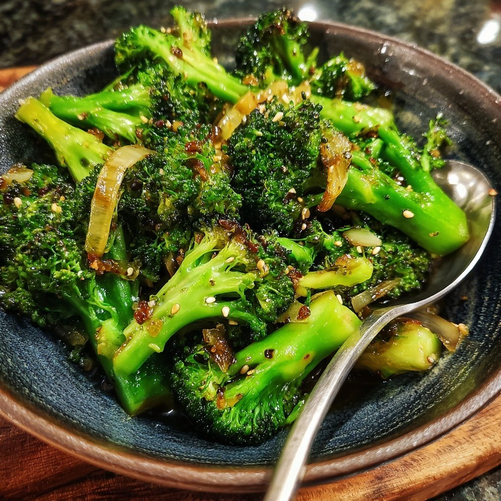 Brokkoli Pfanne Mit Zwiebeln