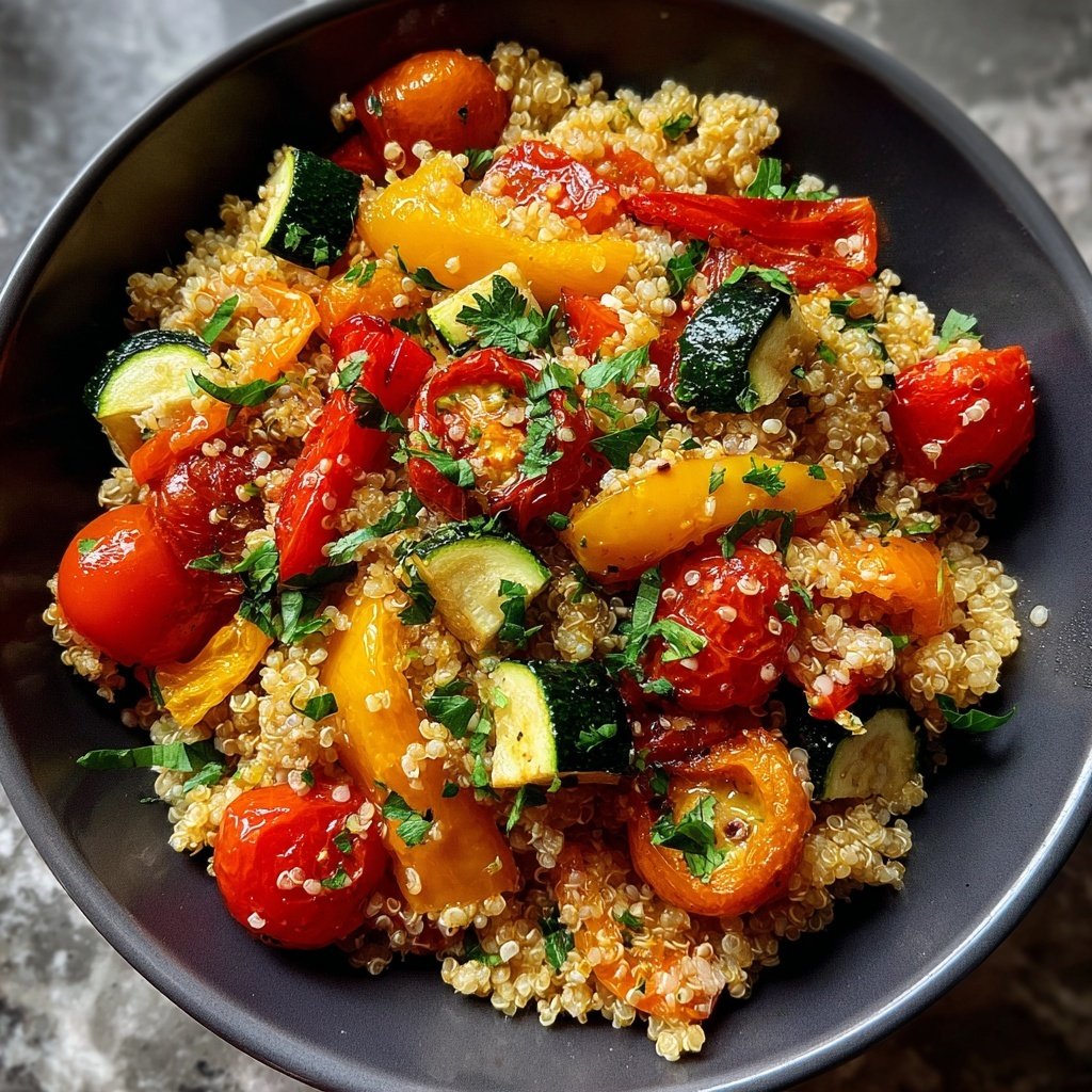 Kalorienarmes Abendessen Mit Quinoa