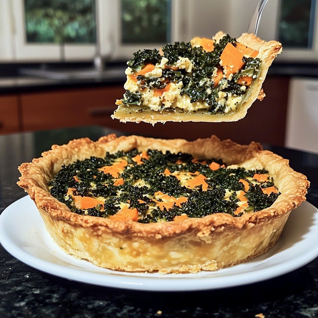 Quiche mit Grünkohl und Möhren